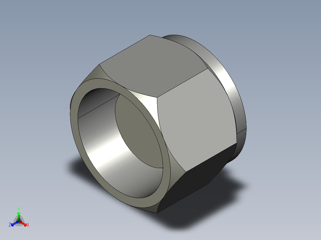 卡套式工业通用硬管接头12_fnu-s主视图