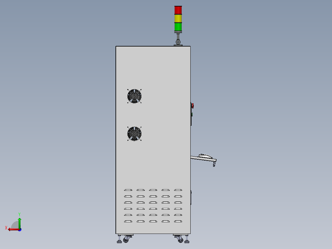 操作控制台A型后视图
