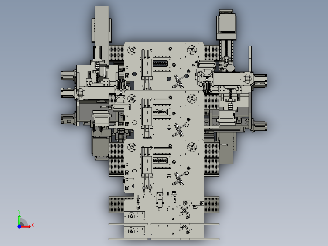 机械改造超级机甲前视图