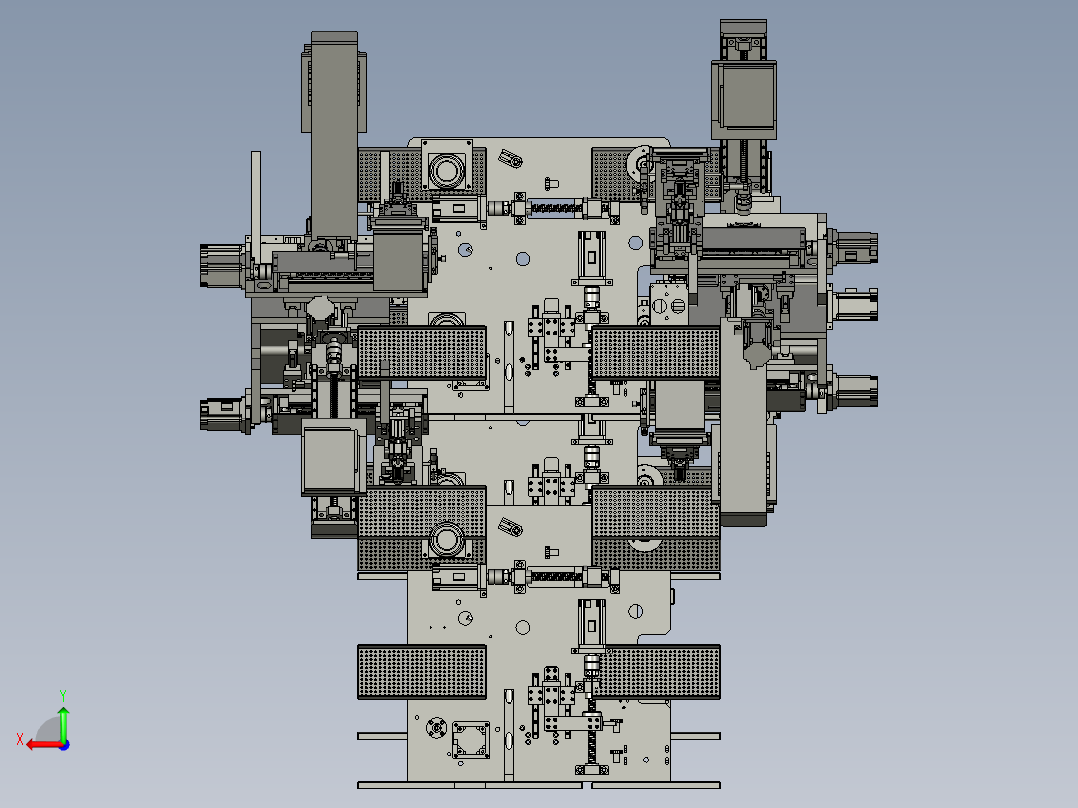 机械改造超级机甲后视图
