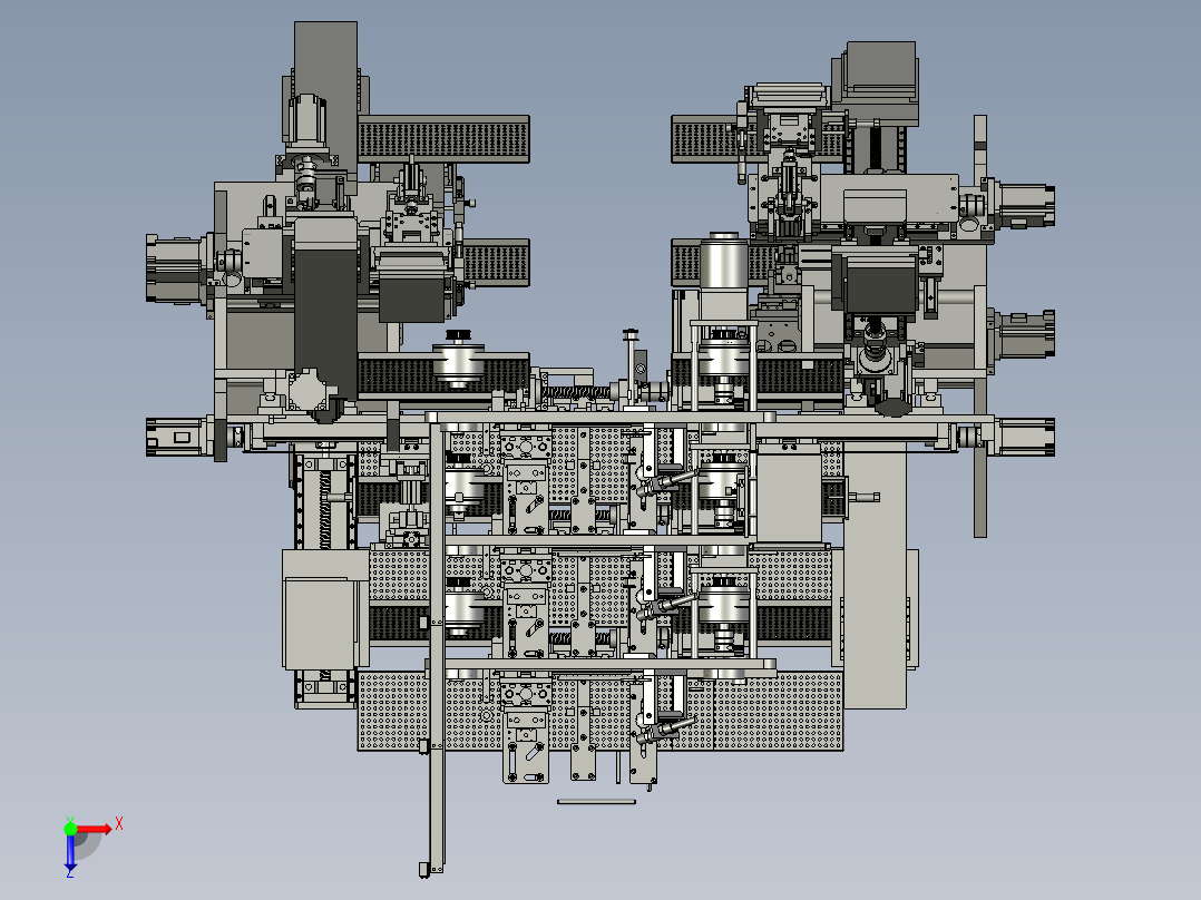 机械改造超级机甲俯视图