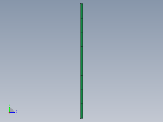 红外线加热烘道（红外加热器） 3D模型（UG(NX)设计左视缩略图