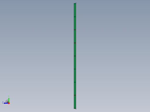 红外线加热烘道（红外加热器） 3D模型（UG(NX)设计右视缩略图