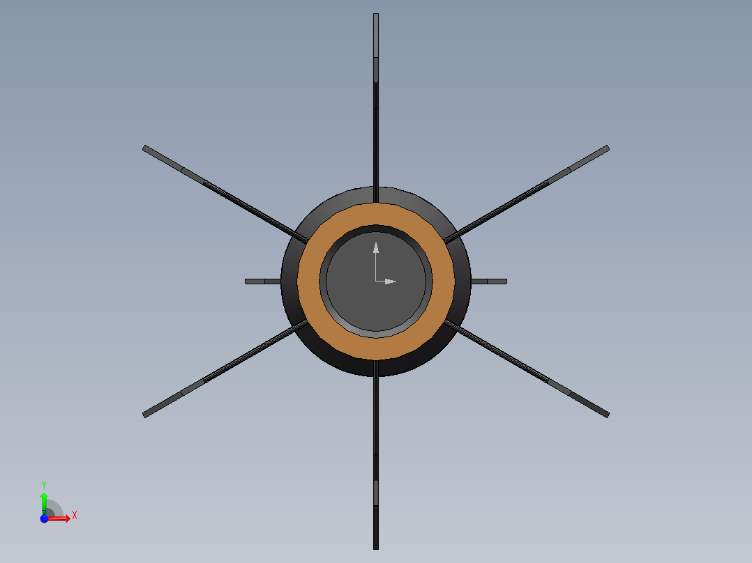 高超音速导弹前视图