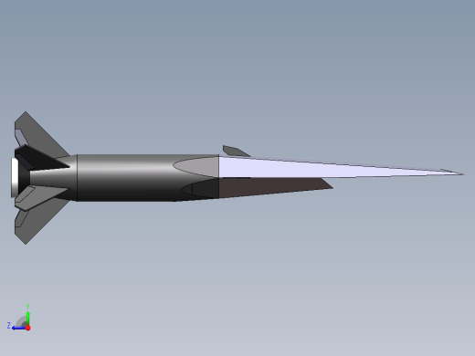 高超音速导弹右视缩略图