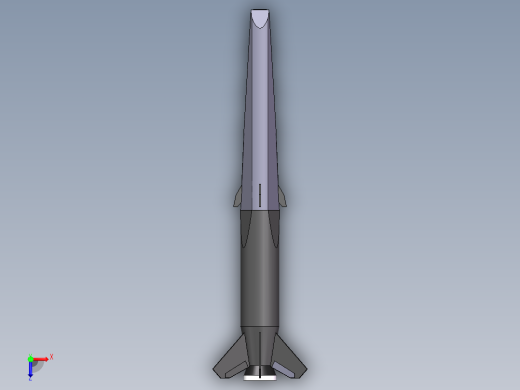 高超音速导弹俯视缩略图