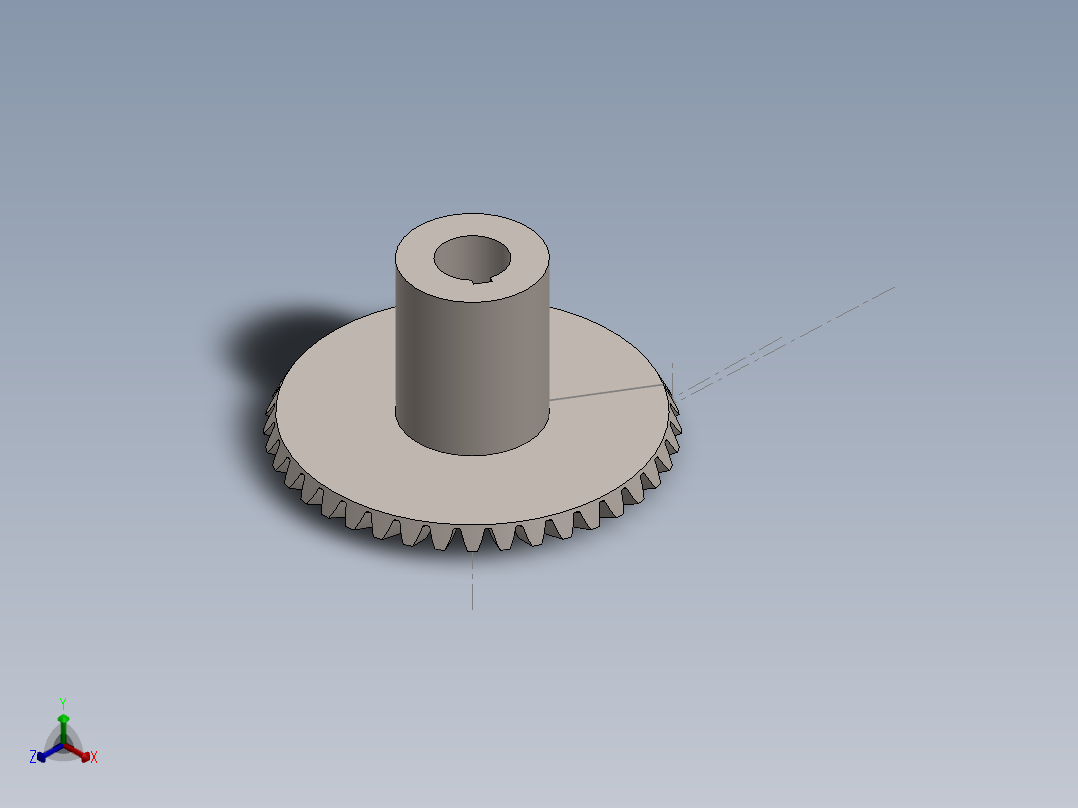 自动冲压机构正等轴测图