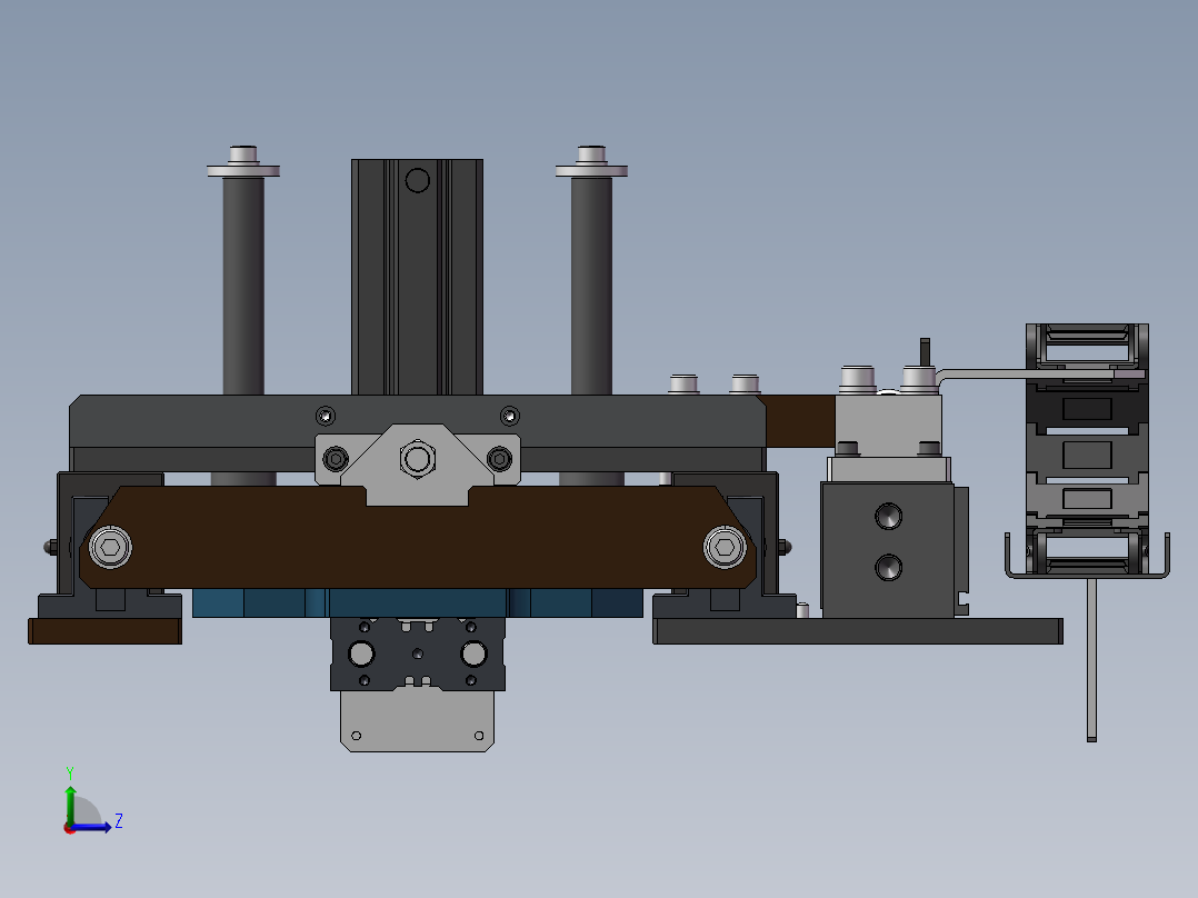 往返滑动机构左视图