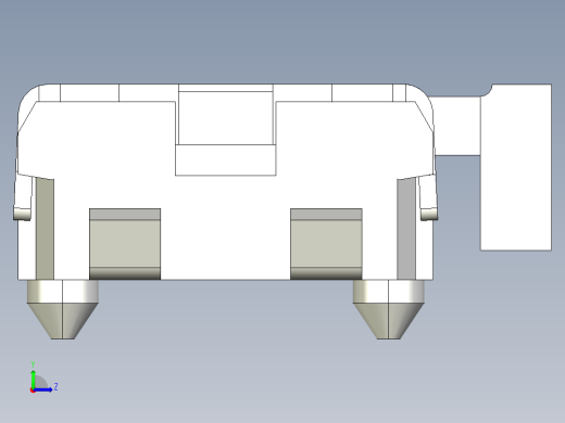 1小型侧面操纵轻触开关左视缩略图