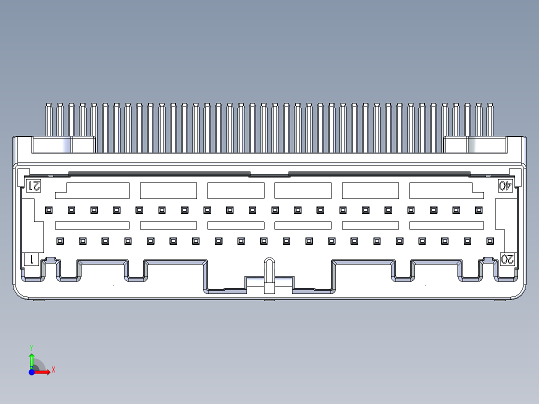 连接器AAUS01AP2-040K0211前视图