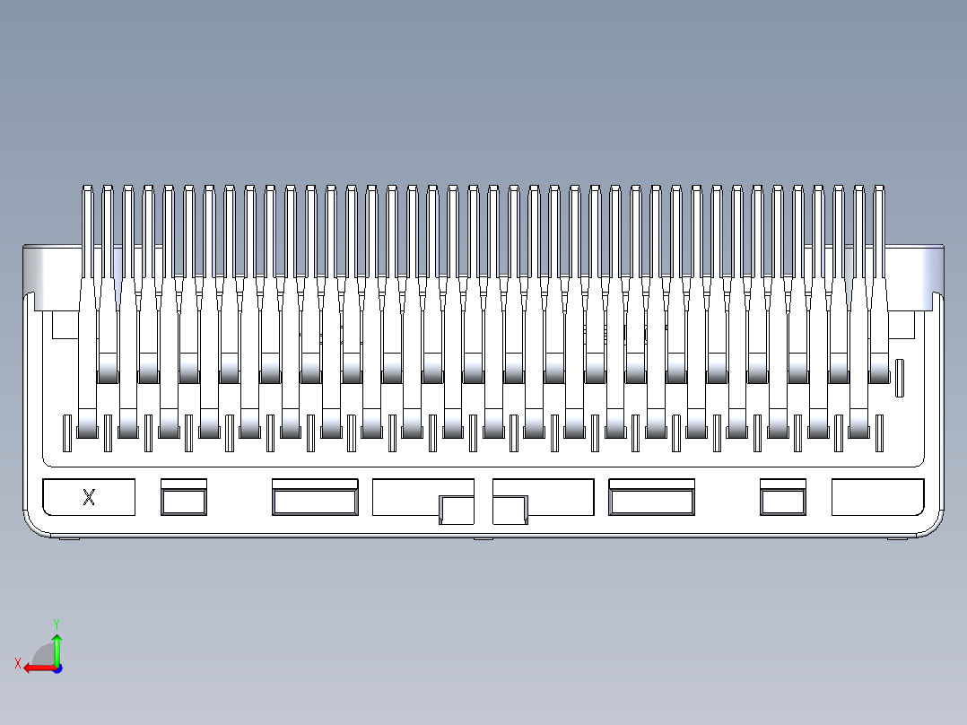连接器AAUS01AP2-040K0211后视图