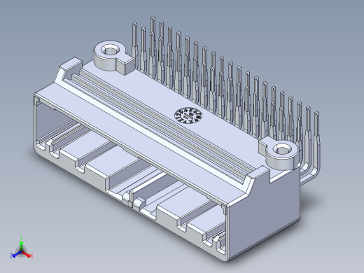连接器AAUS01AP2-040K0211正等轴测缩略图