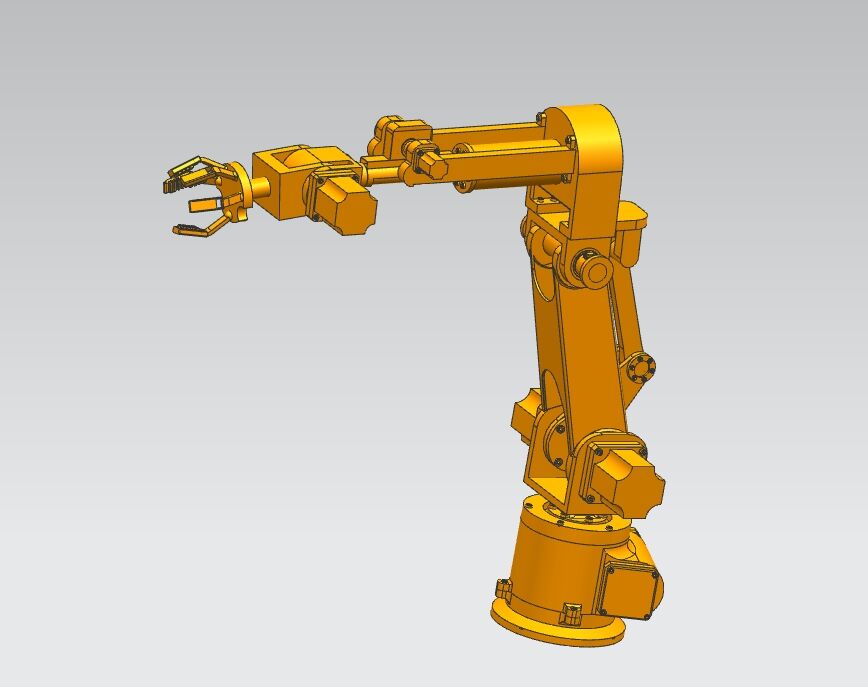 W040-番茄采摘机械手结构设计（含三维图+CAD图纸+说明书）