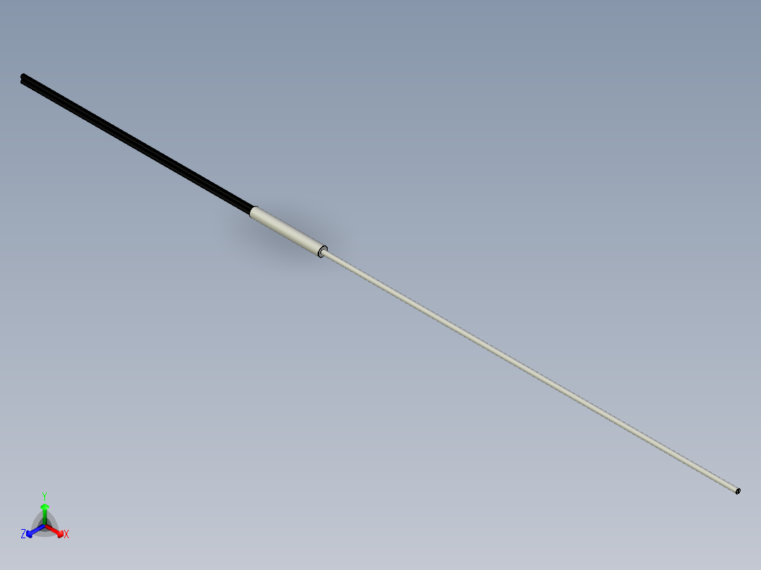 光纤元件漫反射型FR-D211Q-L正等轴测图