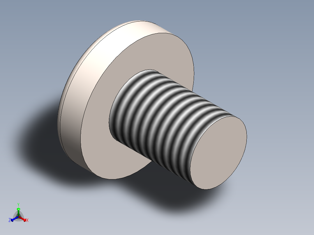 螺丝 M3.5 十字盘头-M3.5 x 5 Screw head.SLDPRT