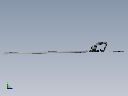 挖掘机左视缩略图