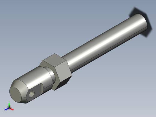 鏈條螺絲(Single End長型)CBS2-3D多系列多零件图纸模型正等轴测缩略图