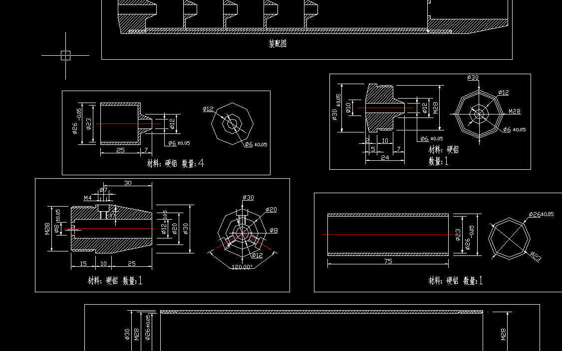 美国秃鹰PCP气步枪（加工图纸）（精品全套CAD详细图）