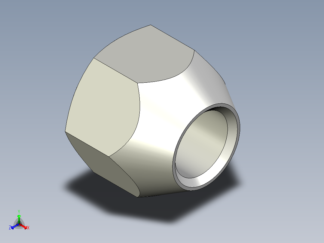 DIN 74361紧固件螺母螺栓主视图