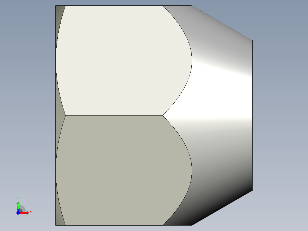 DIN 74361紧固件螺母螺栓前视图