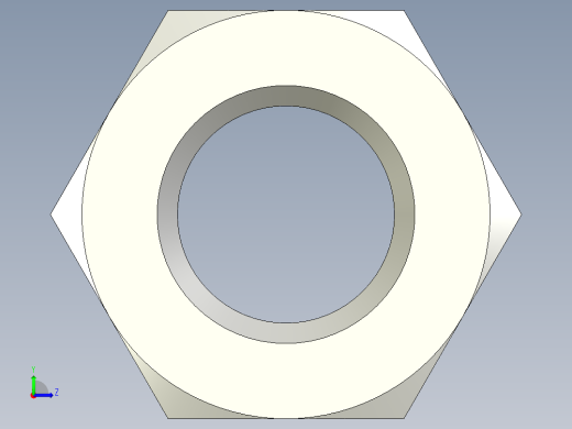 DIN 74361紧固件螺母螺栓左视缩略图
