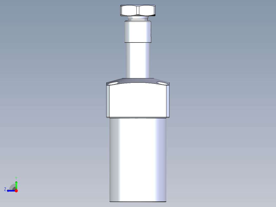 KOSMEKLHA0360-CL-Q15多系列多零件图纸模型右视图