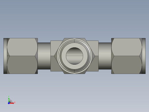 卡套式工业通用硬管接头8_s5bu-s前视缩略图