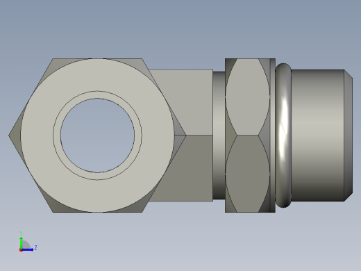 卡套式工业通用硬管接头8_s5bu-s左视缩略图