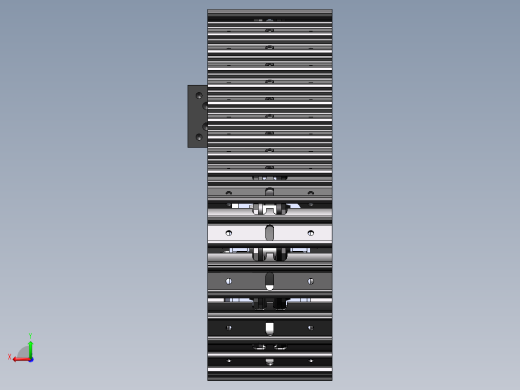 3吨液压三角钢制履带底盘后视缩略图