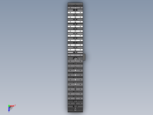 3吨液压三角钢制履带底盘俯视缩略图