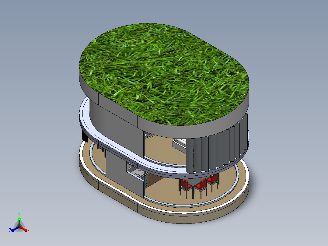 小房子正等轴测图