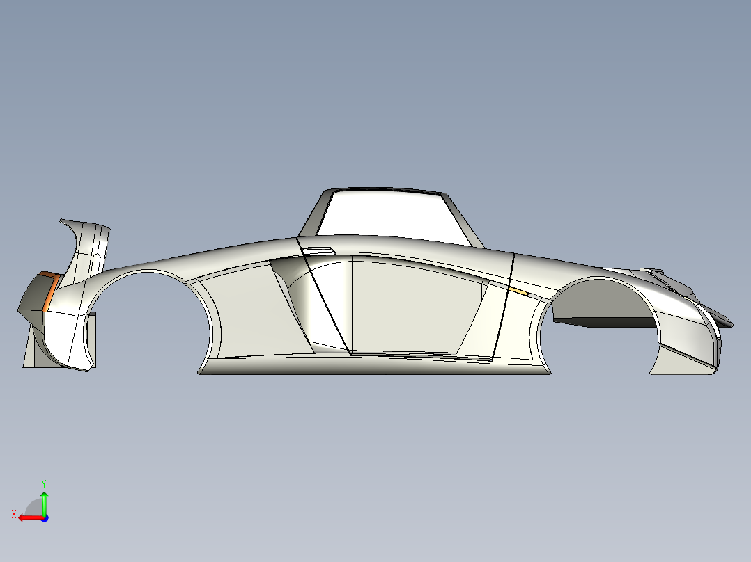 汽车车身 (87)后视图