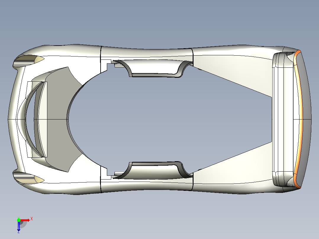 汽车车身 (87)俯视图