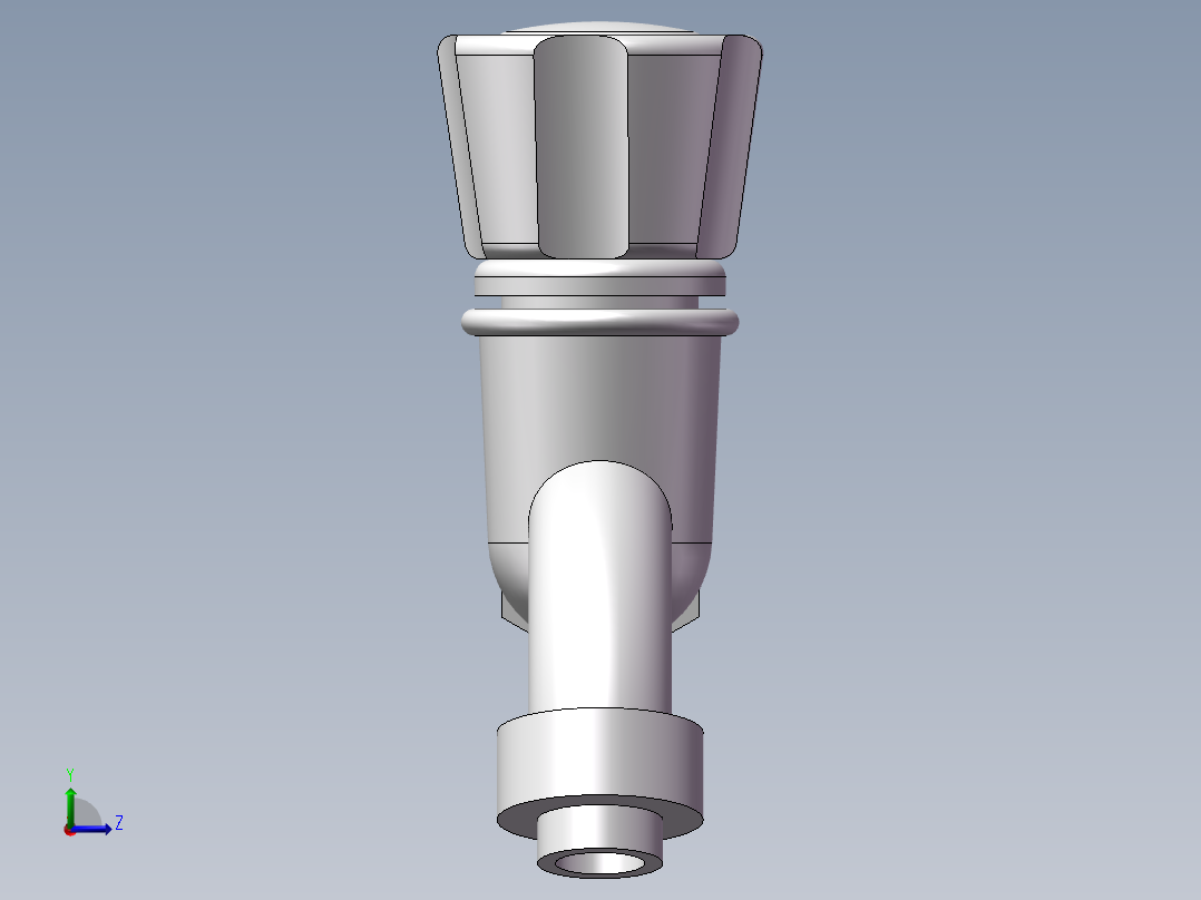 水龙头模型左视图