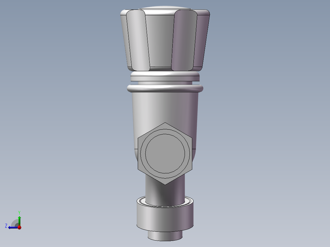 水龙头模型右视图