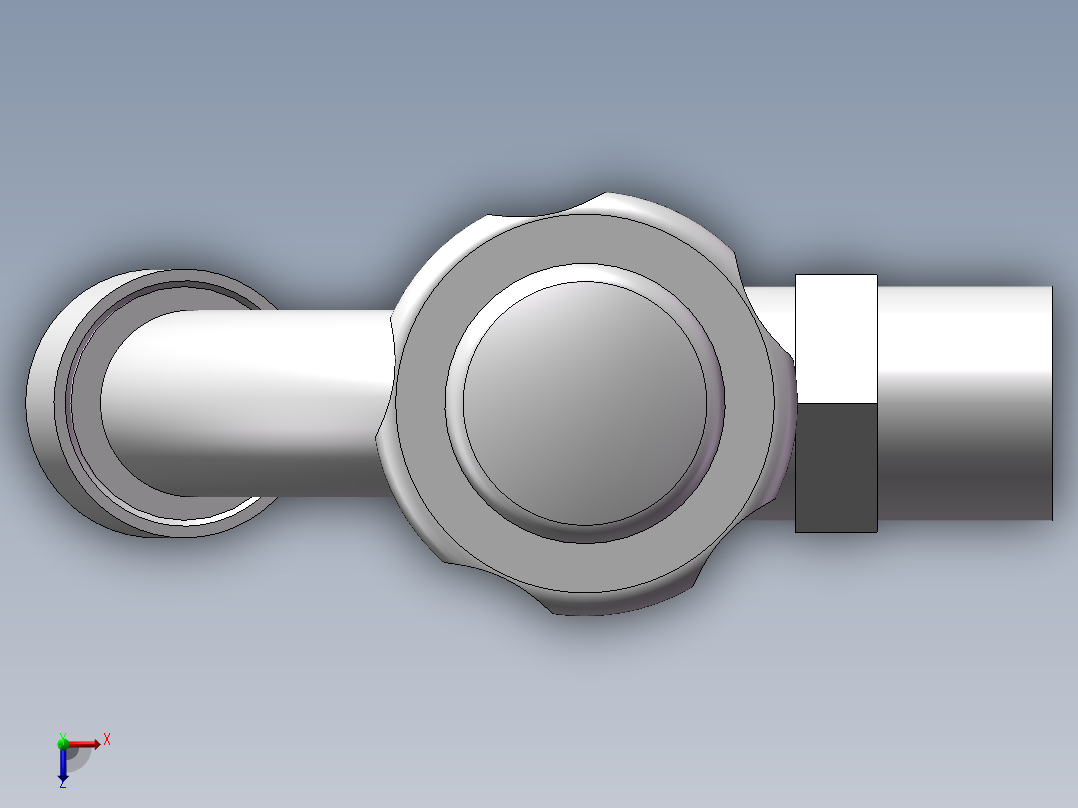 水龙头模型俯视图