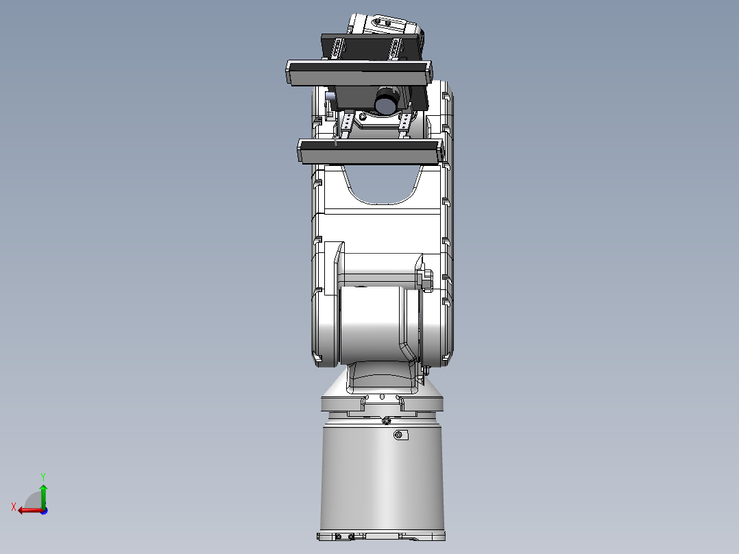 双复头铆钉组装设备sw16可编辑后视图