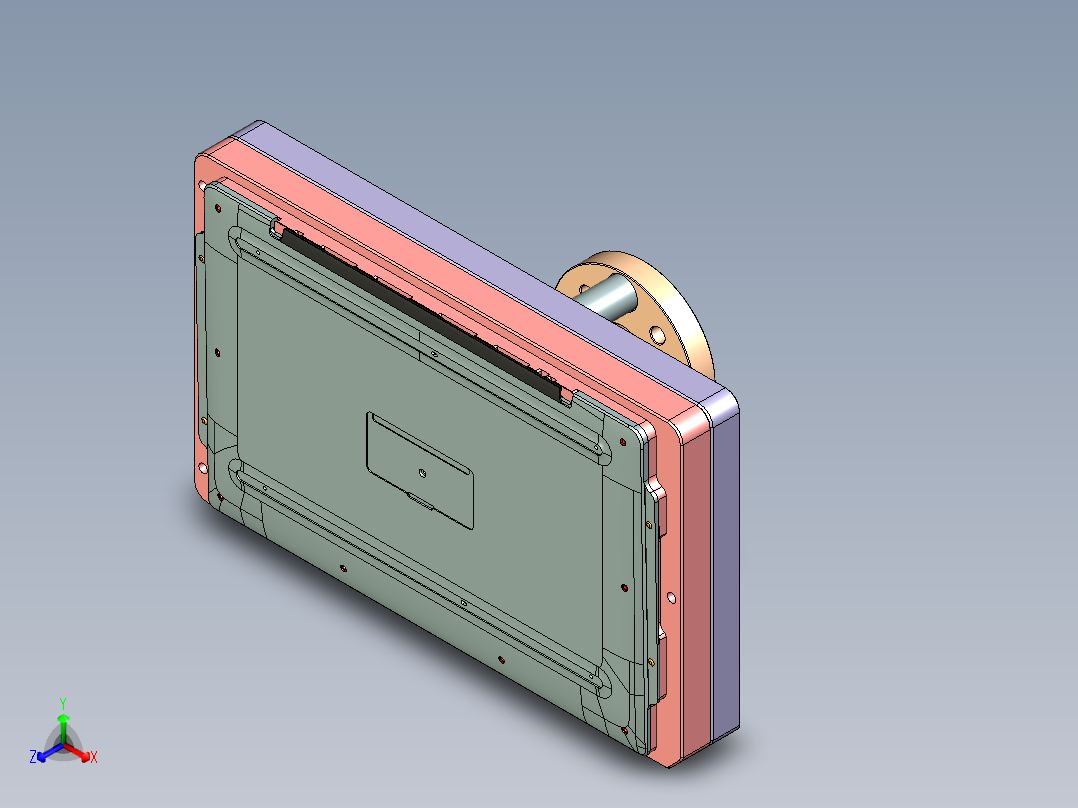 笔记本电脑外壳钻斜孔工装4.5轴治具模型三维+CAD