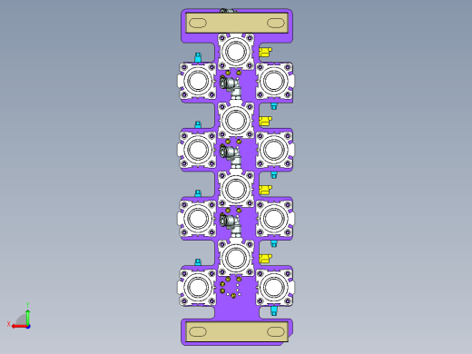 A00-0688-小零件CNC工装夹具三维模型CNC2反面及内腔结构加工治具-20200630后视缩略图