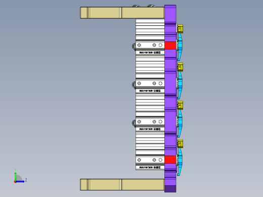 A00-0688-小零件CNC工装夹具三维模型CNC2反面及内腔结构加工治具-20200630左视缩略图