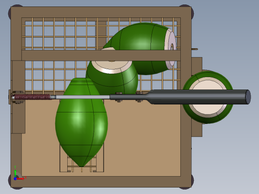 椰子切碎机前视缩略图