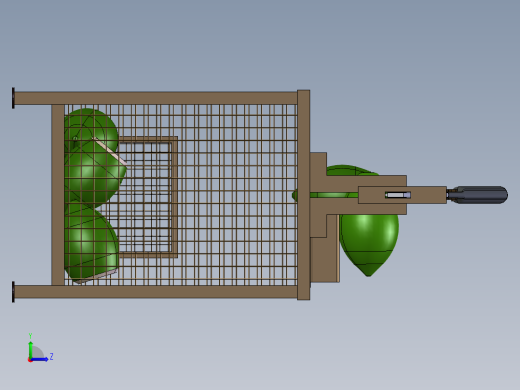 椰子切碎机左视缩略图
