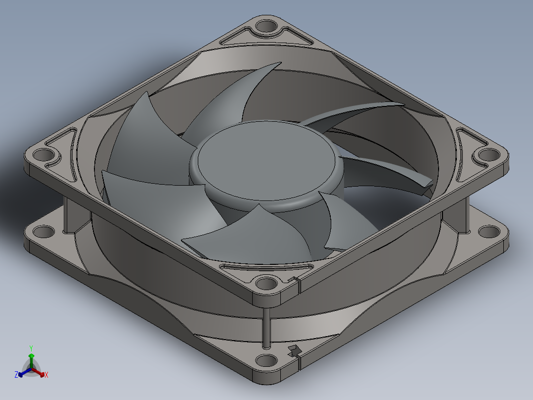 风扇(35)正等轴测图