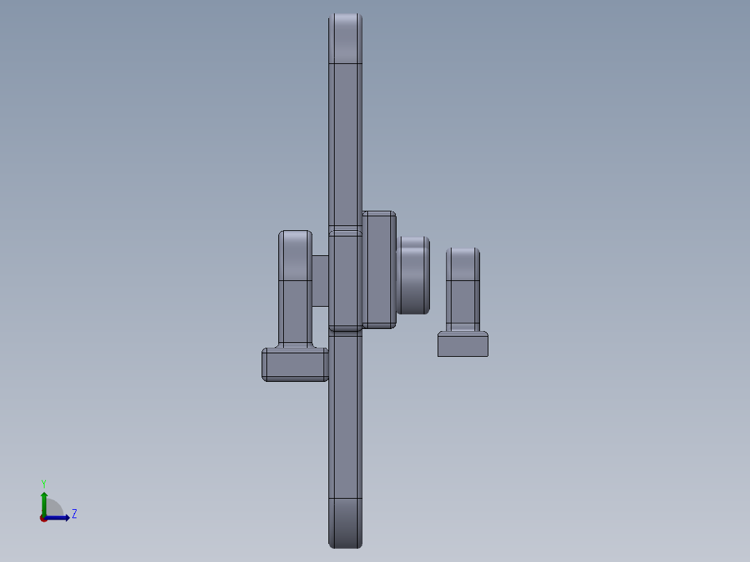曲柄滑块 (2)左视图