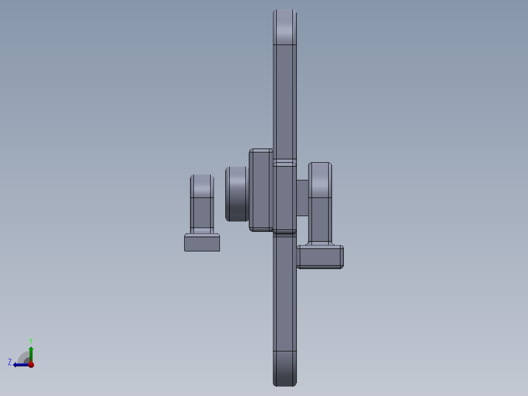 曲柄滑块 (2)右视图