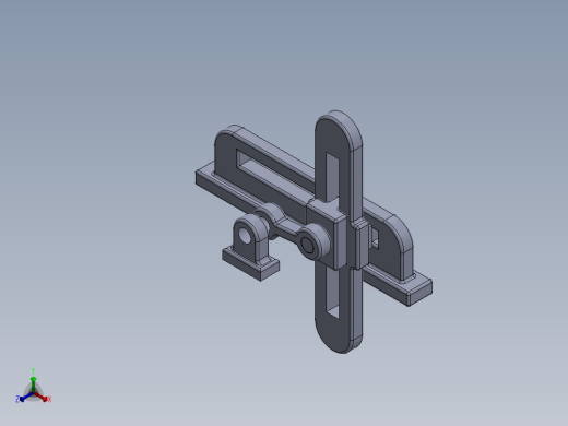 曲柄滑块 (2)正等轴测缩略图