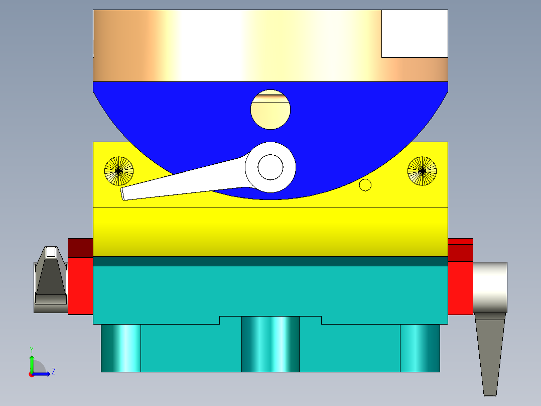 B3003910-工具夹设计左视图