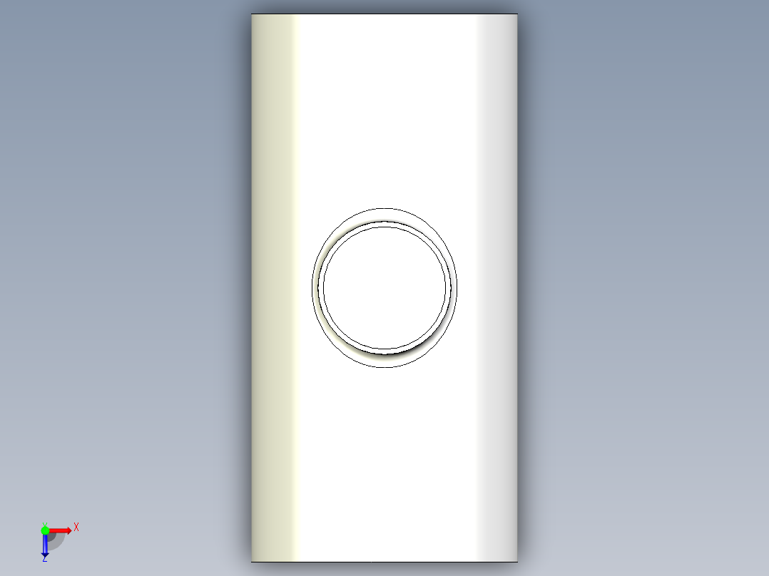 B3004565-变径三通管俯视图