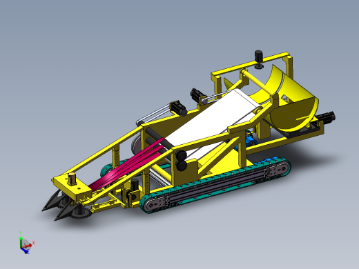 履带自行走韭菜收割打捆机=1631720=1500