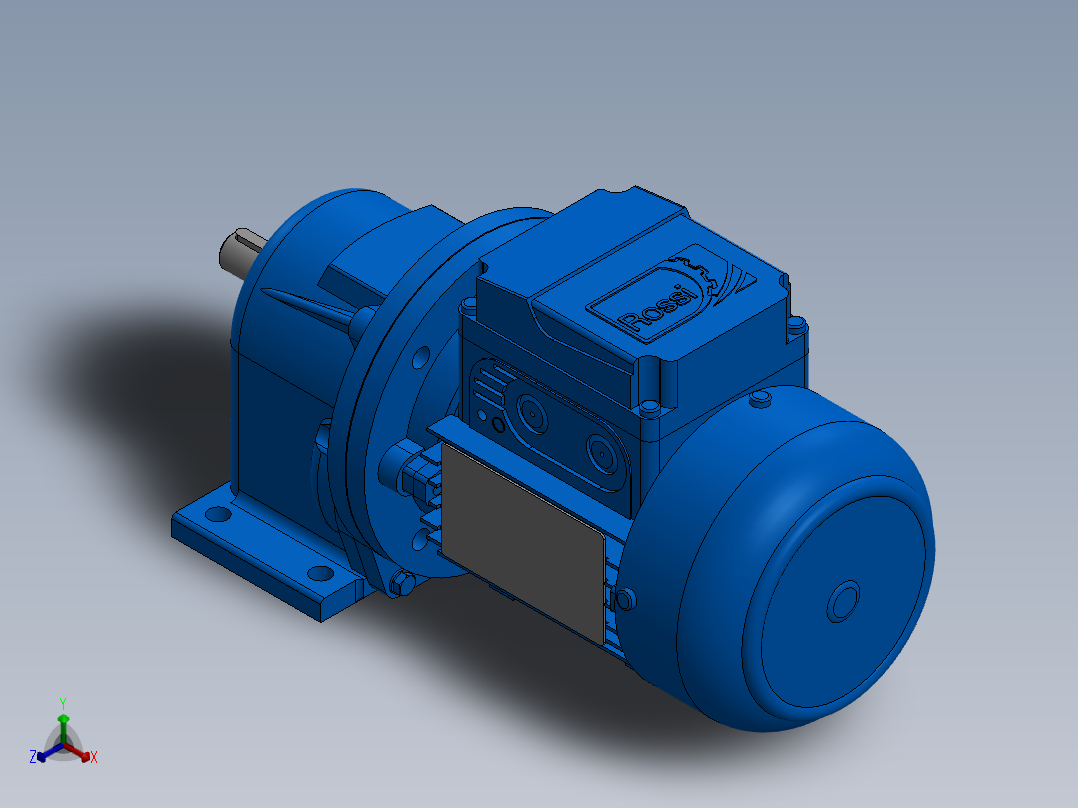motor63TB0A2-B5 减速电机主视图